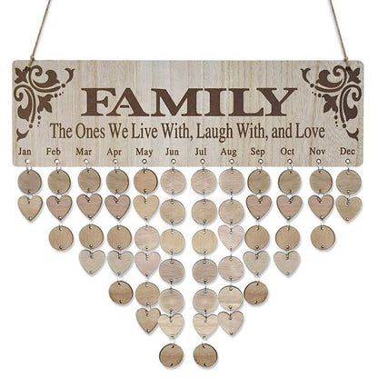 Skanto | Wooden Calendar Board