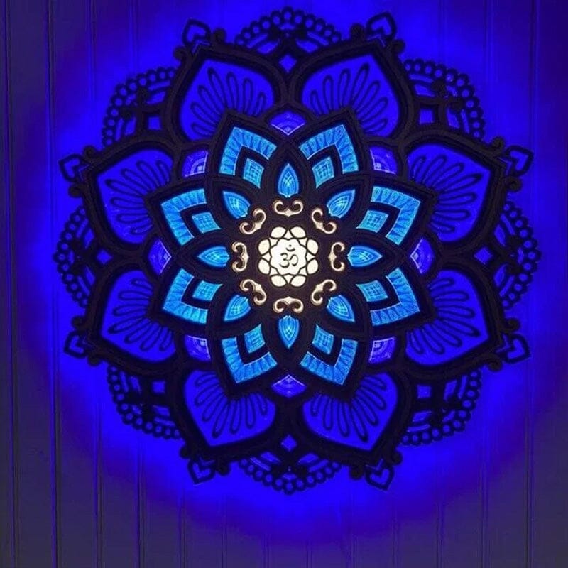 Skanto | Handmade Mandala Wooden Wall Light