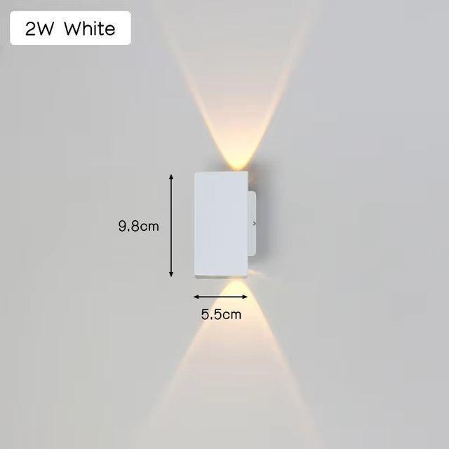 Skanto | Light - Modern Weather-Resistant LED Wall Lamp Made of Aluminum for Outdoor Use