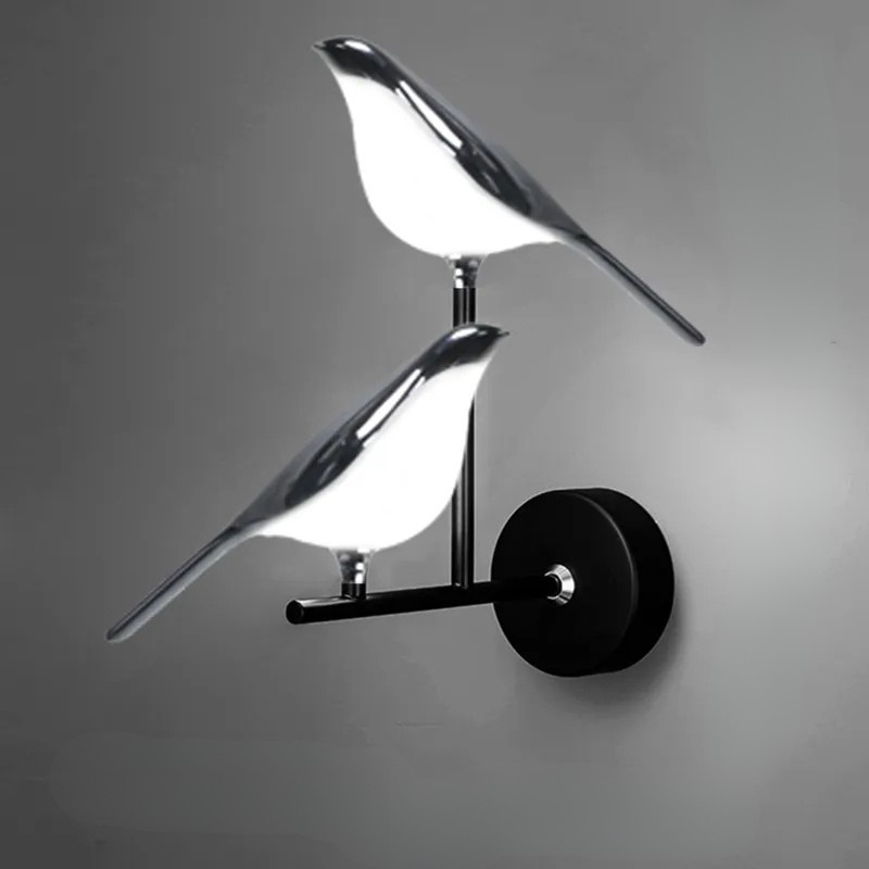 Skanto | BirdGlow – Enchanting Bird Wall Lamp for Soft, Captivating Light
