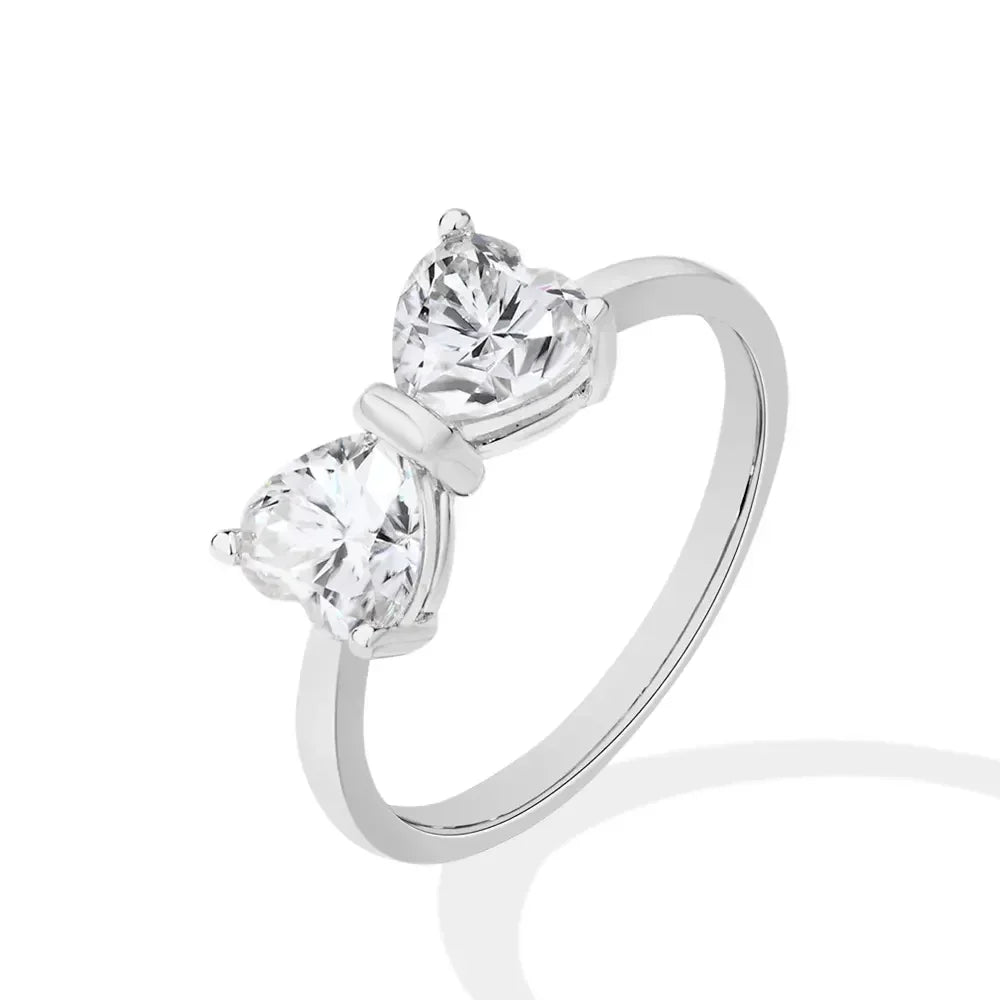 BowLift | S925 Moissanite Feminine Bow Ring