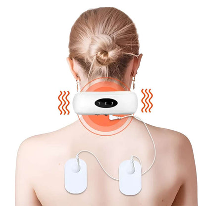 NeckEase | Vibrating Neck Massager – Pain Relief – Portable Design – Relieves Stiff Muscles – Stress & Tension Relief Skanto