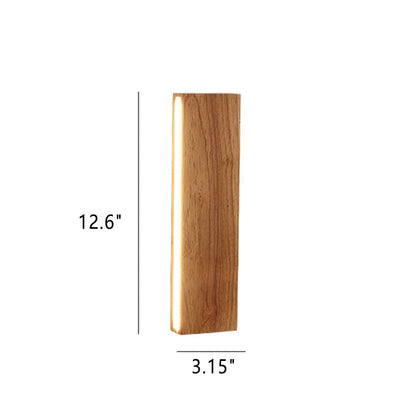 Skanto | OakBeam | Minimalist Solid Wood LED Wall Lamp