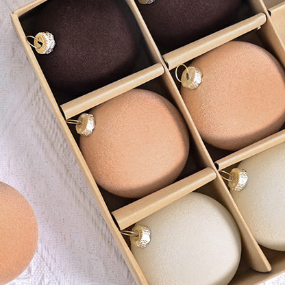 Brehn | Velvet Christmas ornaments. 12 pieces