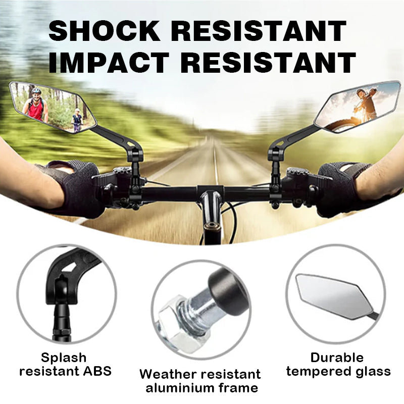 Skanto | 360° Rotatable and Adjustable Bicycle Rearview Mirror