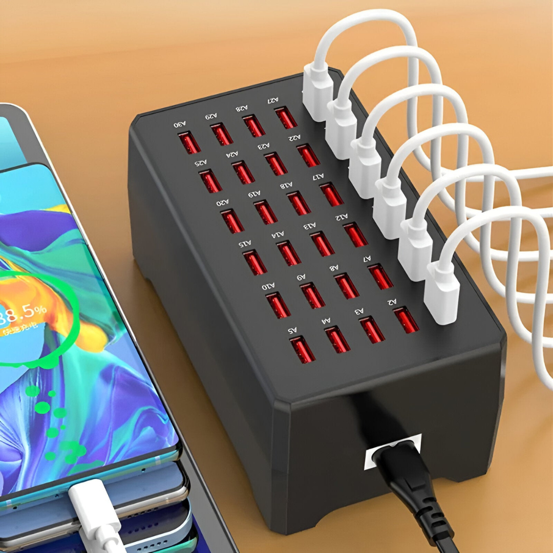 Skanto Skanto | 30-Port Multi USB Charging Station with Fast Charging
