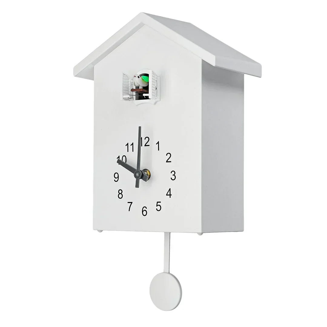 BowLift | Modern Cuckoo Wall Clock – Elegant Minimalist Design with Hourly Cuckoo Sound