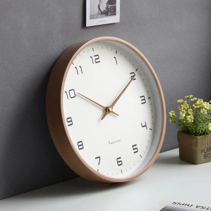 NordicTimber - Solid Wood Wall Clock for Your Interior Skanto