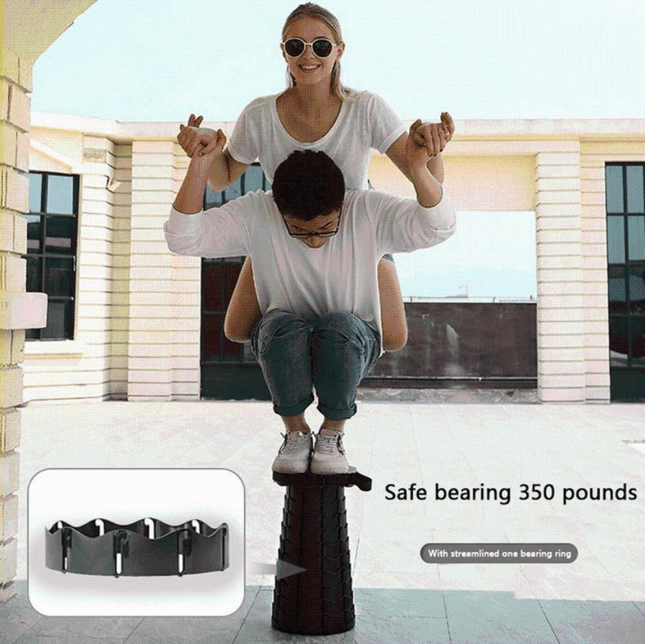 Portable extendable folding stool | Karnz