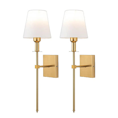 (2-piece) Wall Light Set with Cable – Stylish Lamps for Lighting Above a Mirror or Bed