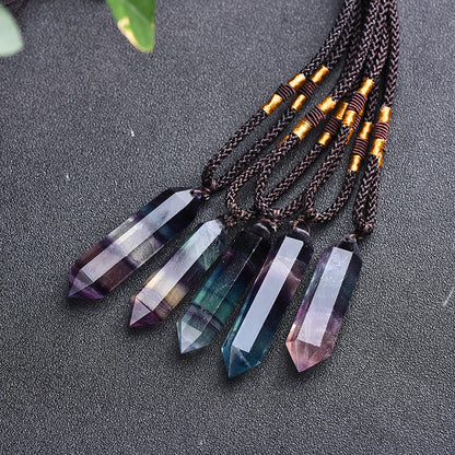 Skanto | Natural Crystal Amethyst Healing Necklace - Lyra