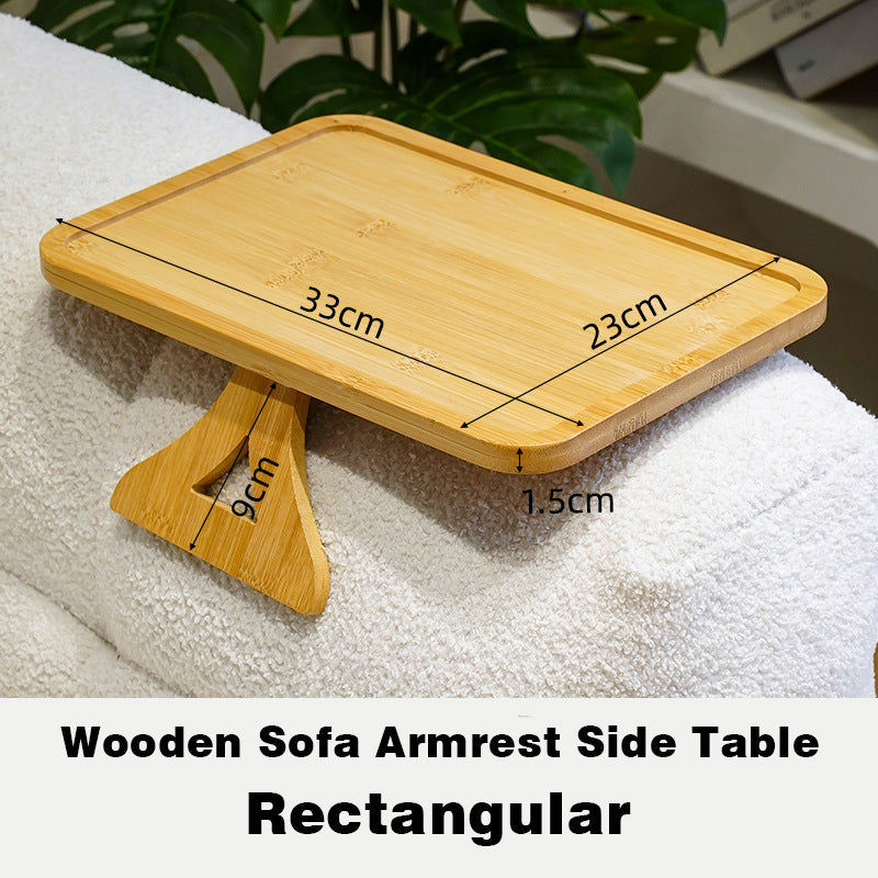 Skanto | Wooden Sofa Armrest Side Table