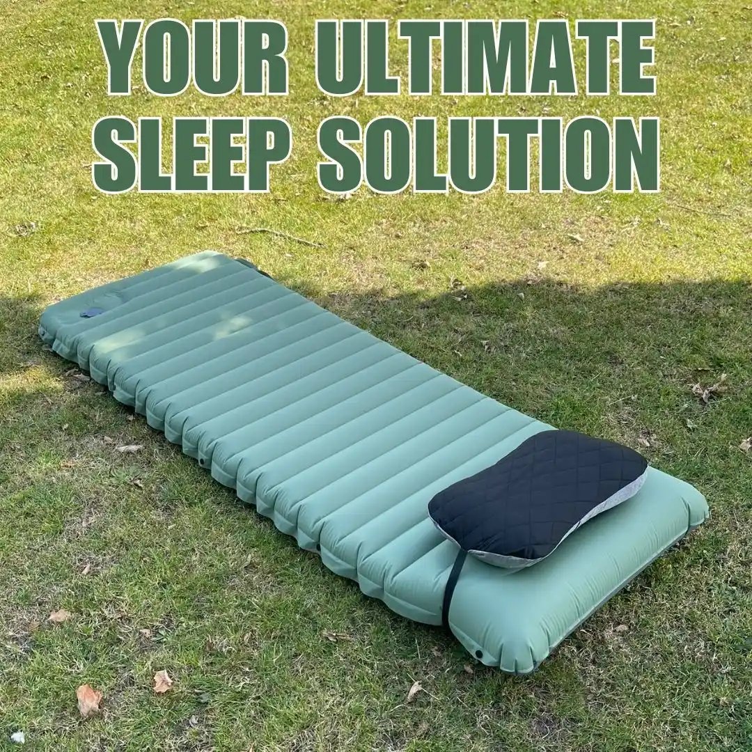 BowLift | GreenCloud Air Sleeping Pad: Ultimate Comfort for Every Adventure