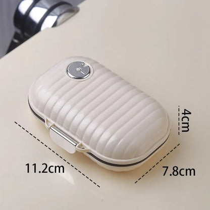 Portable pill case for daily use