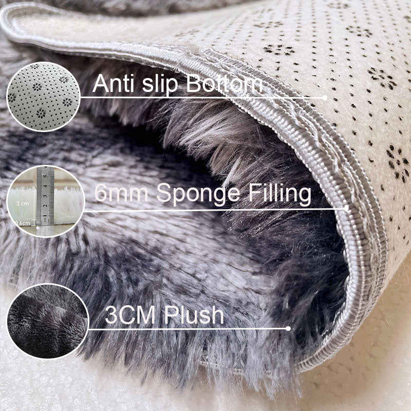 Skanto | Plush Gray Area Rug for Modern Home Decor