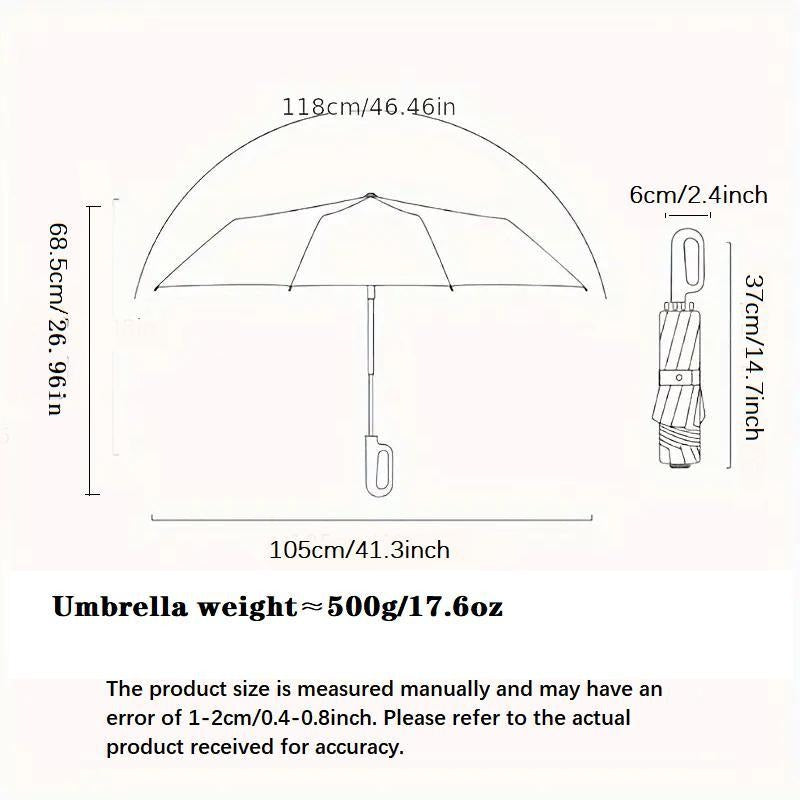 BowLift | Windproof Folding Umbrella with Ring Buckle Handle