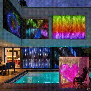 Skanto | ColorWave LED Curtain Sync Lights