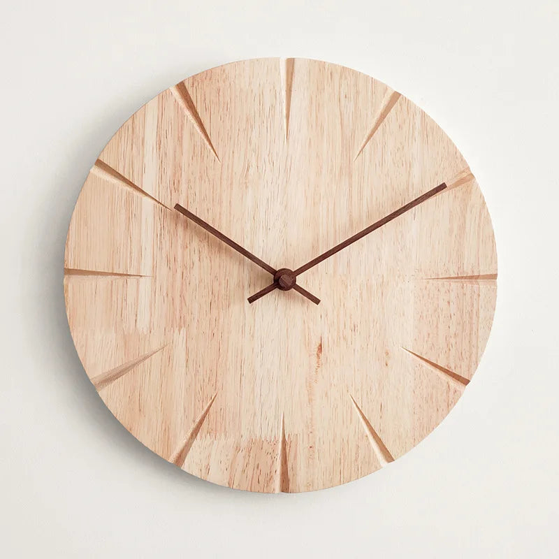 Elegant wall clock in Scandinavian style