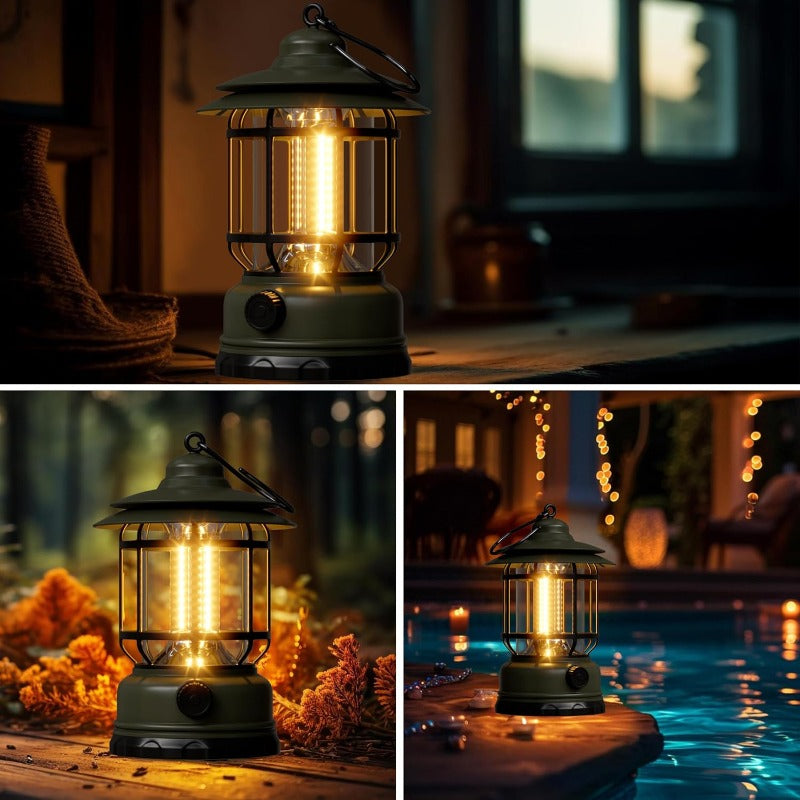 Skanto | Rechargeable Retro LED Camping Lantern