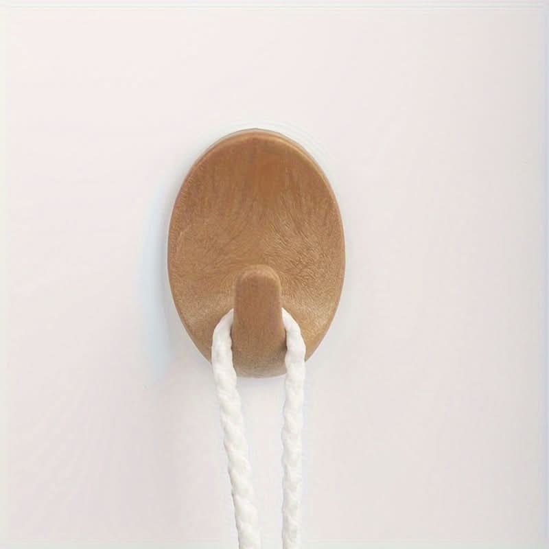 Skanto | Self-Adhesive Wood-Look Wall Hooks Durable