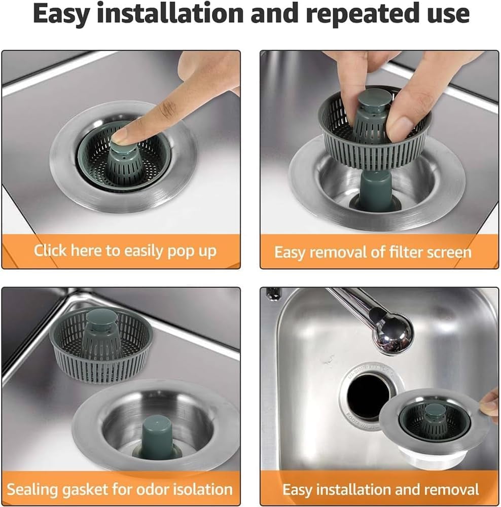 Skanto | New Improved Skanto Bounce Core Sink Strainer