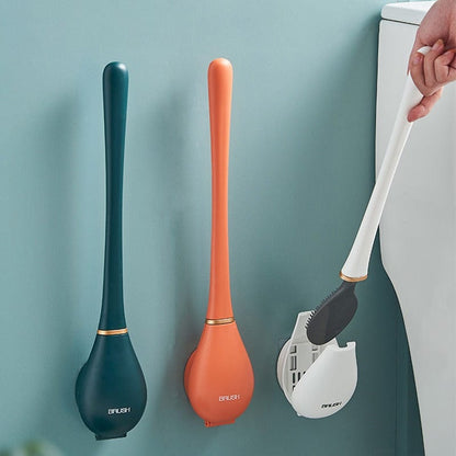 🔥 Modern Home Flexible Silicone Toilet Brush