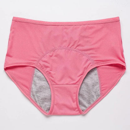 Leak-proof protective pants with a high waist