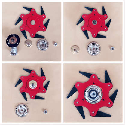 Universal 6-blade trimmer head