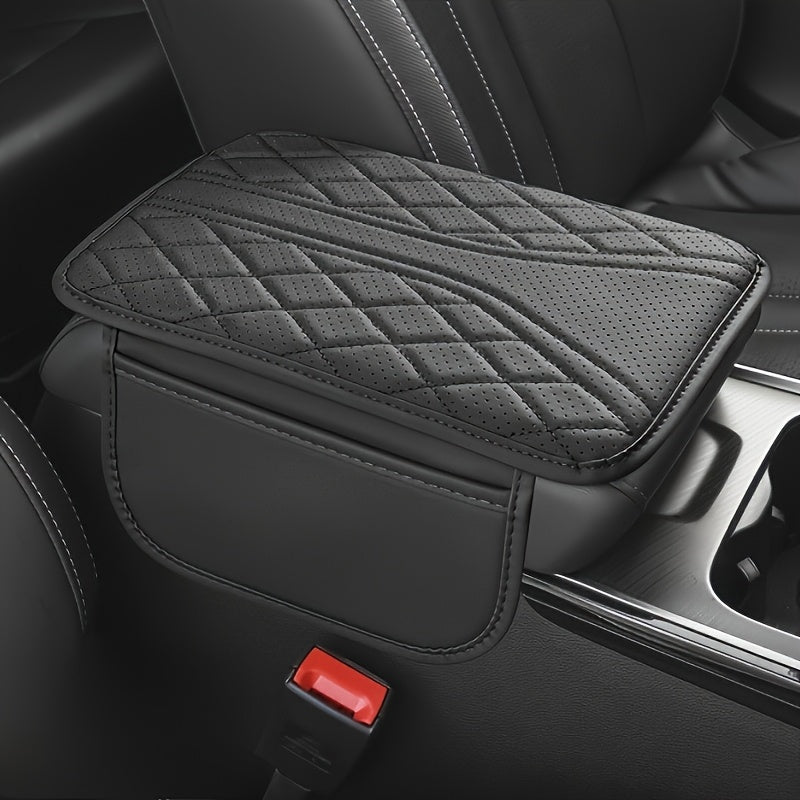 Car Armrest Organizer PU Leather with Pocket | Karnz