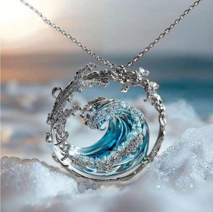 OceanSpirit Necklace - Elegant Maritime Necklace in Gold/Silver Skanto