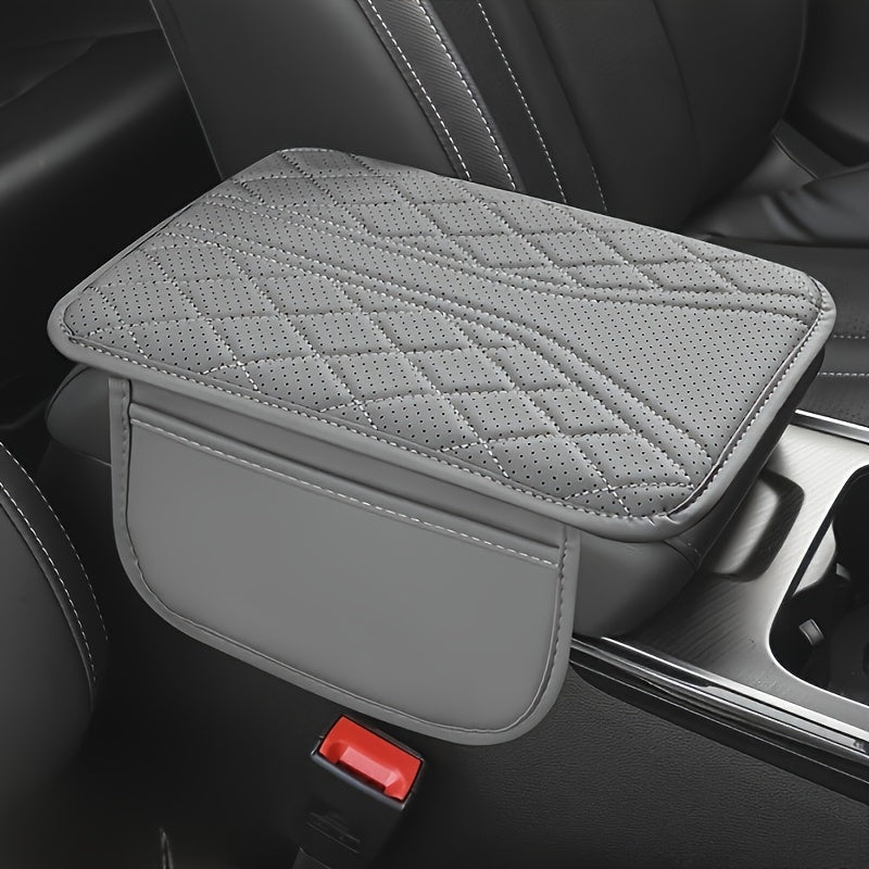 Car Armrest Organizer PU Leather with Pocket | Karnz