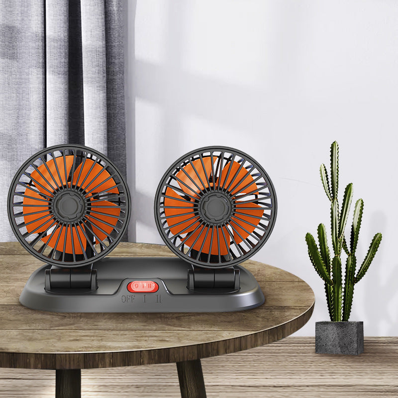 F410 Double Head Folding Fan | Bowlift