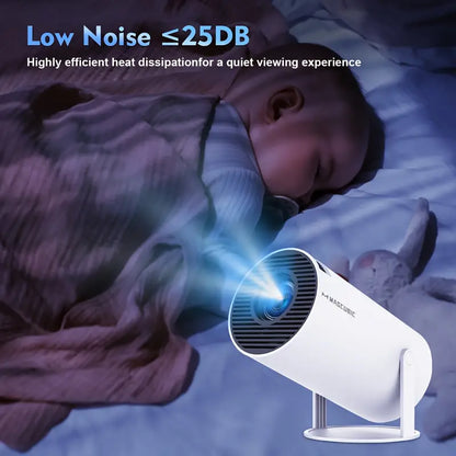 BowLift | Magcubic HY300 4K Mini Projector – Android 11, Dual WiFi 6, 260 ANSI, Wireless 5.0