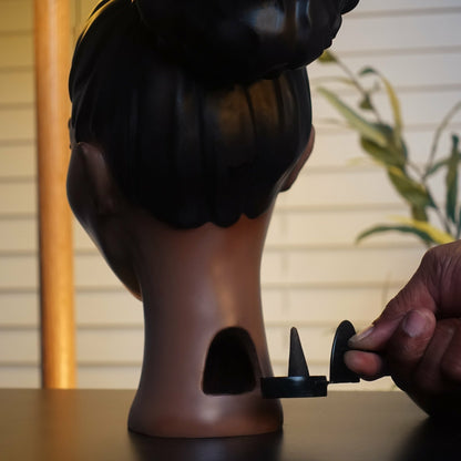 BowLift | Head Incense Burner Black Woman