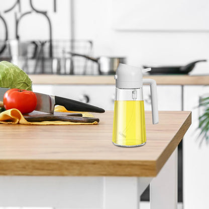 Skanto | 2-in-1 Oil Dispenser Bottle | Oil Pumps & Dispensers | Healthy Cooking