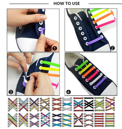 BowLift | Elastic Silicone No-Tie Shoelaces