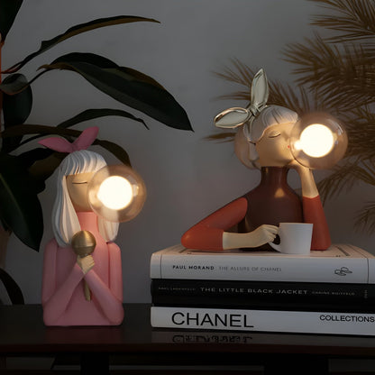 BubbleGlam Luxe Lighting – Ambiance Creator with Elegant Bubble Design