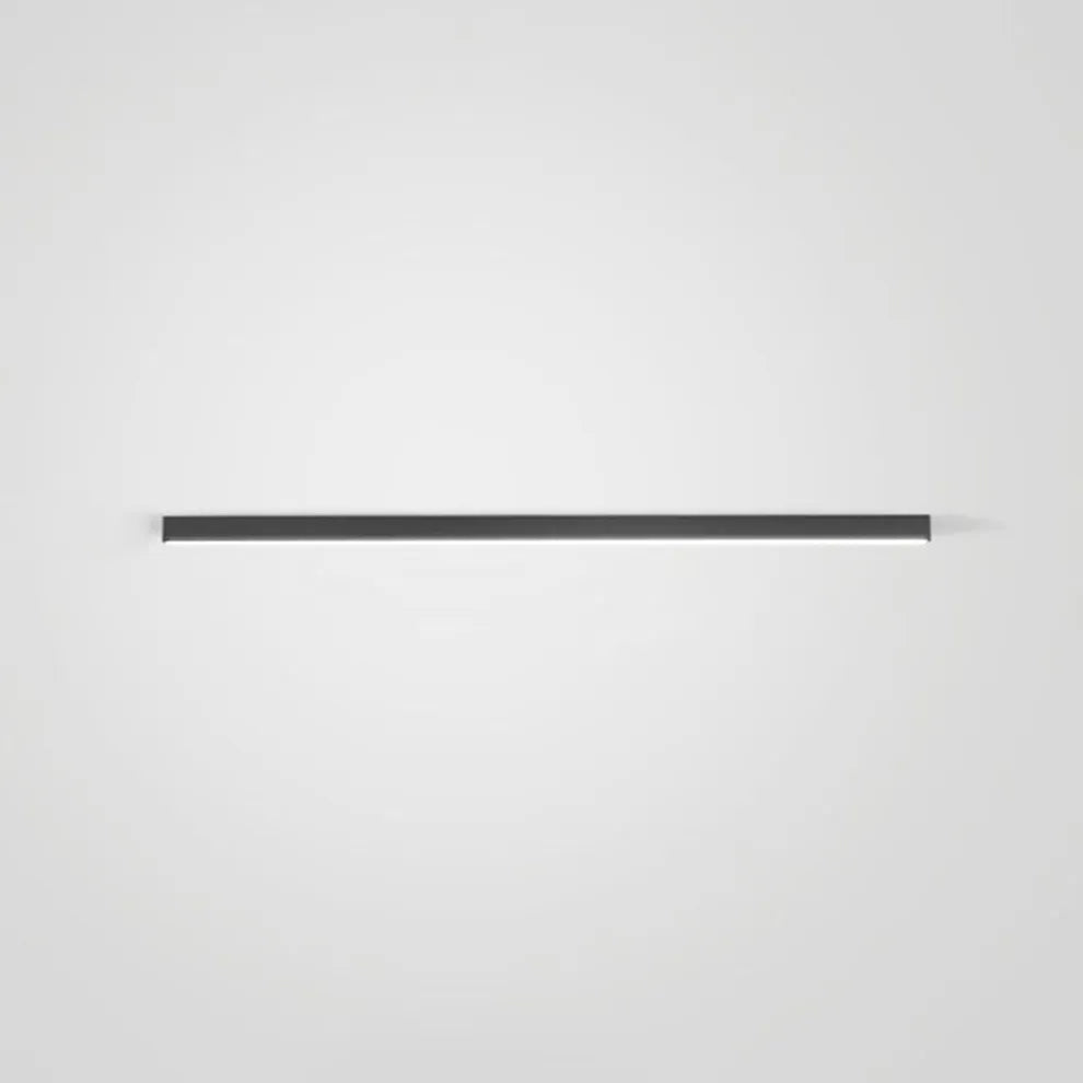 Skanto | Black Metal LED Linear Ceiling Lamp Minimalist Modern Design