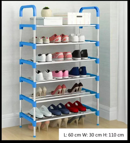 6-Tier Steel Shoe Rack - High Quality Skanto