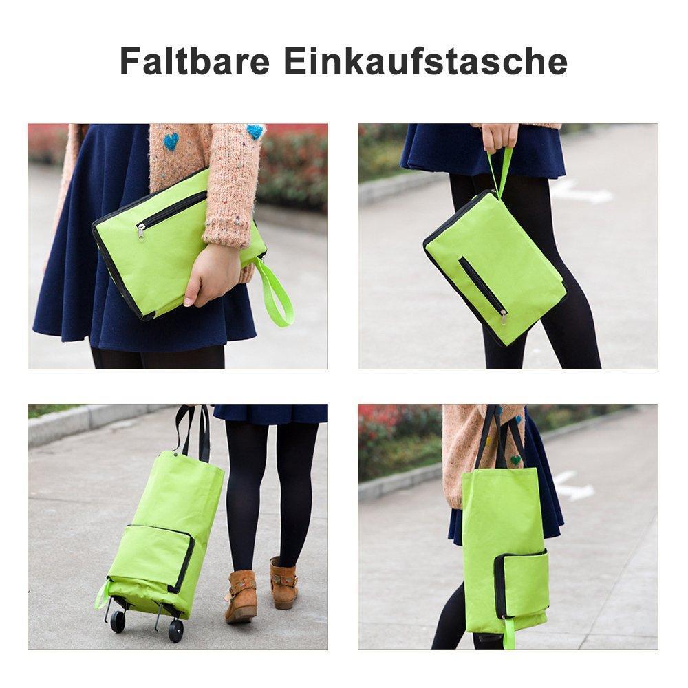 Portable foldable shopping cart | Karnz