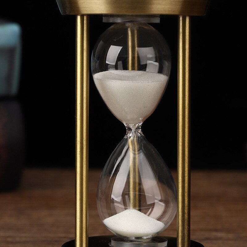 Skanto | 3/5/10 Minute Retro Metal Hourglass Pendant Home Office Desk Arrangement Ornament Sand Timer Sandglass Decoration