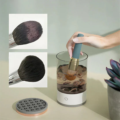 Skanto | BrushBath Automatic Makeup Brush Cleaner – Deep Cleaning & Quick Drying for All Brushes