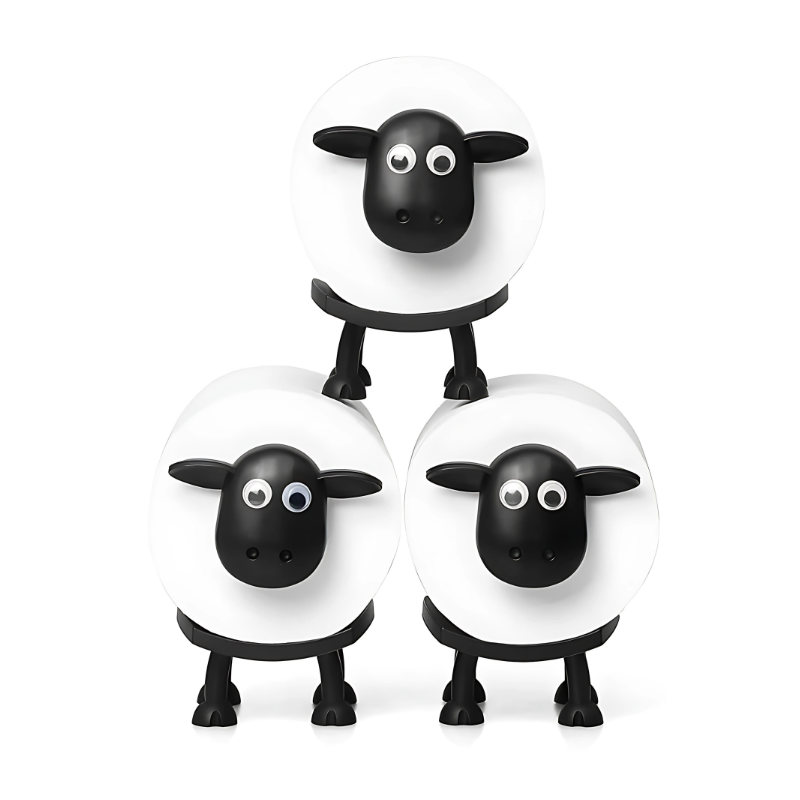 Skanto | Sheep Toilet Paper Holder | Charming, Space-Saving Design for Bathroom Organization & Fun Decor