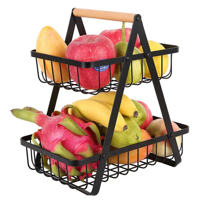 Metal Fruit Basket Kitchen Organizer Kalsten