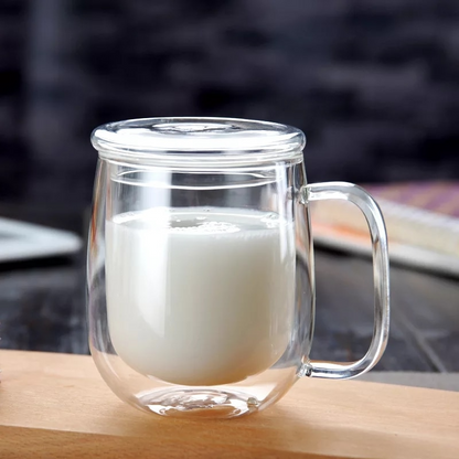 BowLift | Handmade Double Thermal Insulated Glass Mug
