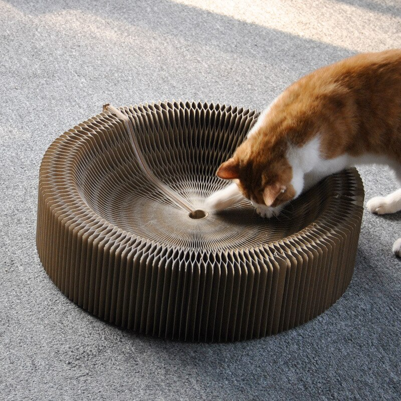 BowLift | Cat Scratcher Board Accordion Bed