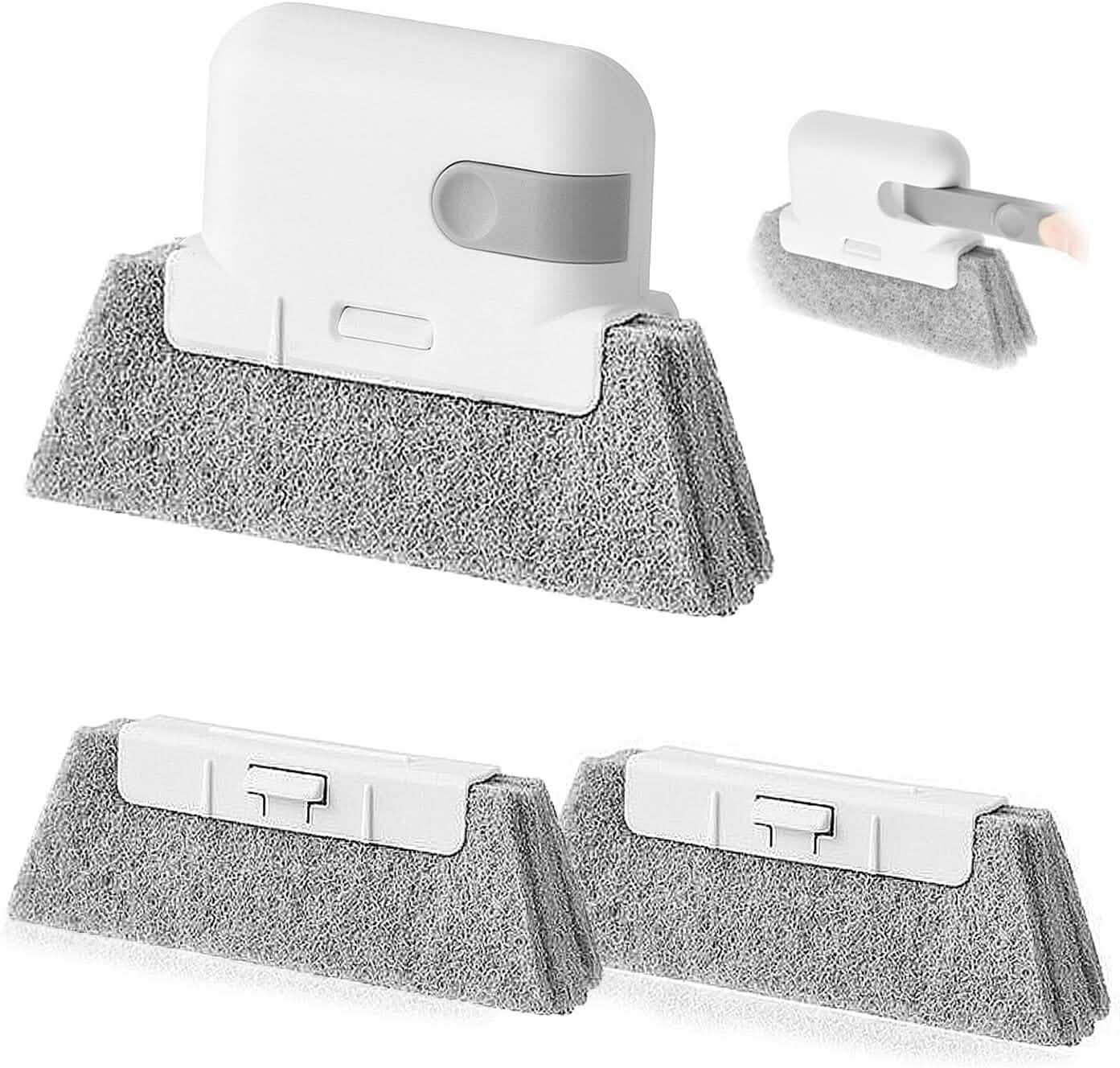 BowLift | 3-Pack: Universal Window and Door Rail Cleaning Brush