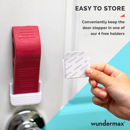 Brehn | 3-Pack: Wundermax Rubber Safety Door Stopper