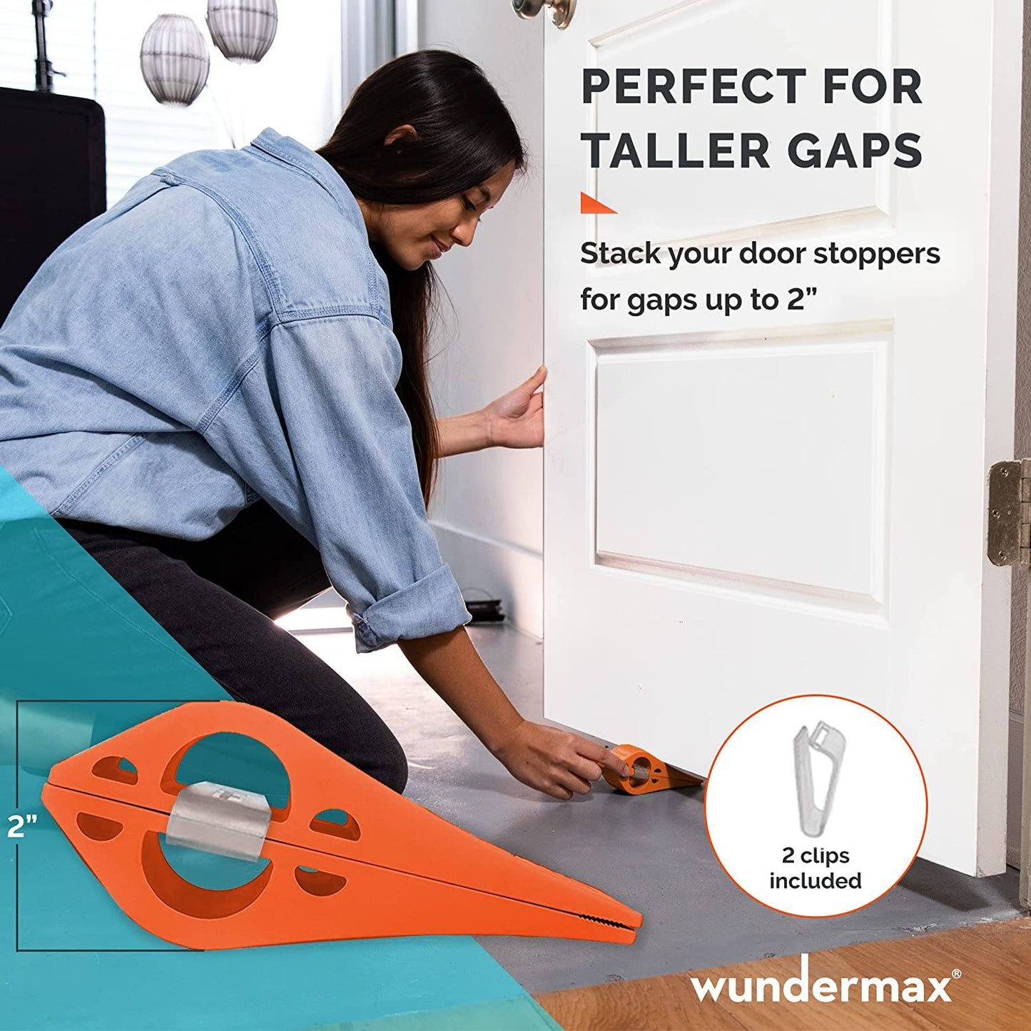 Brehn | 3-Pack: Wundermax Rubber Safety Door Stopper