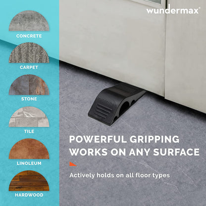 Brehn | 3-Pack: Wundermax Rubber Safety Door Stopper